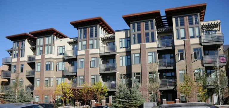 a large brick building