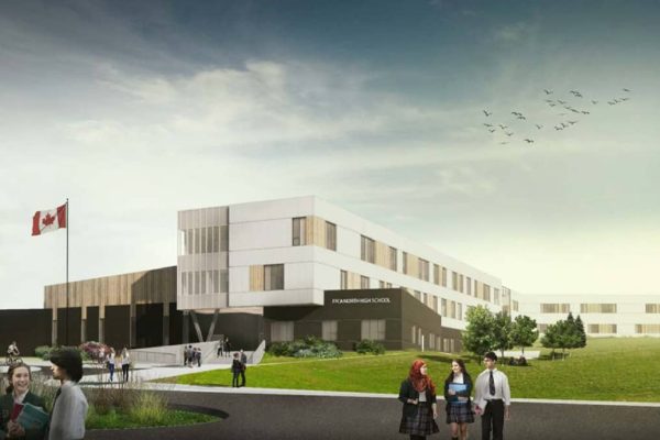 a group of people walking on a road