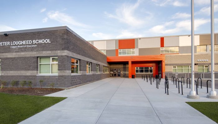 a person standing in front of a building